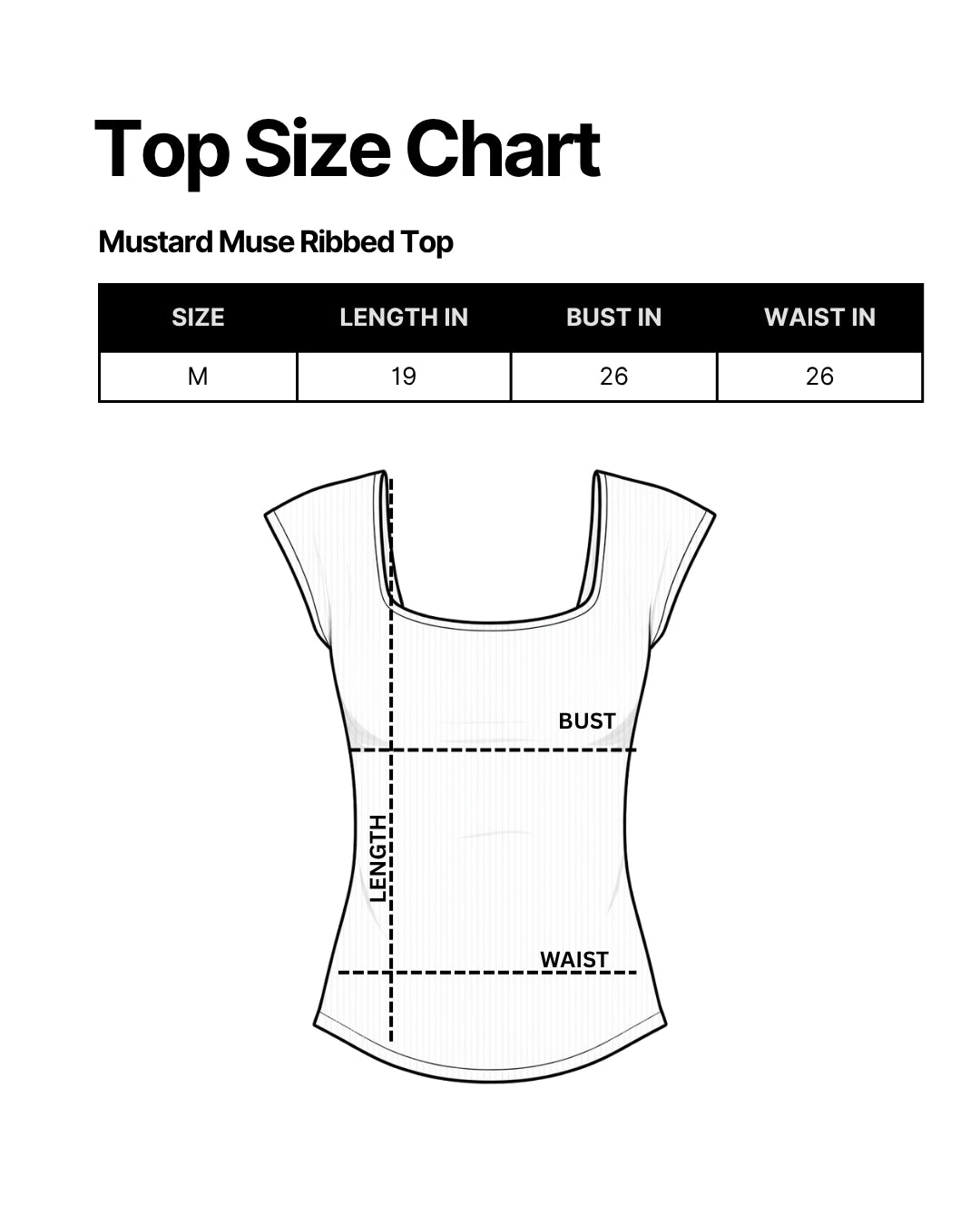 Mustard Muse Ribbed Top