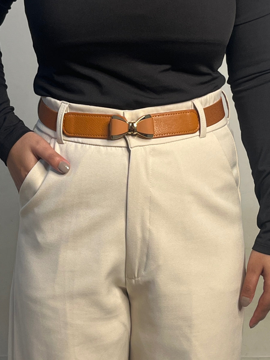 Stretchable Warm Brown Belt