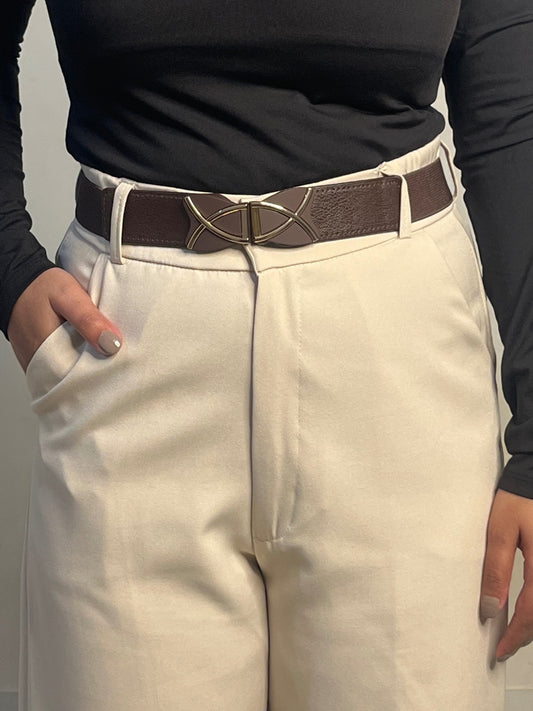 Stretchable Dark Brown Belt