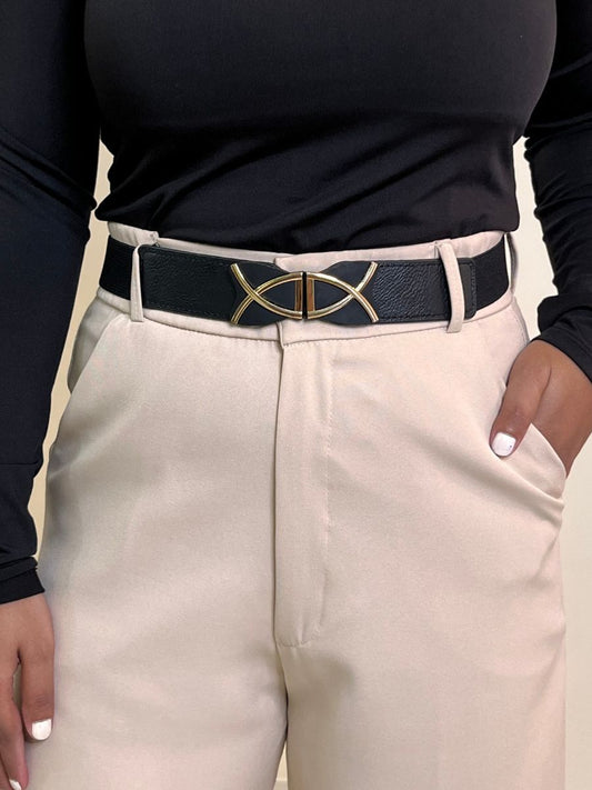 Infinity Twist Stretch Black Belt
