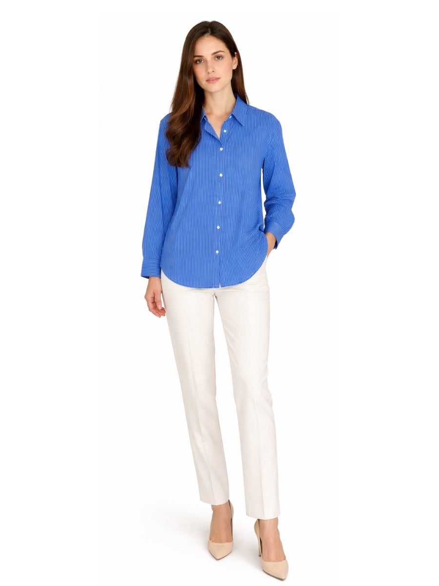 Blue Pinstripe Classic Shirt