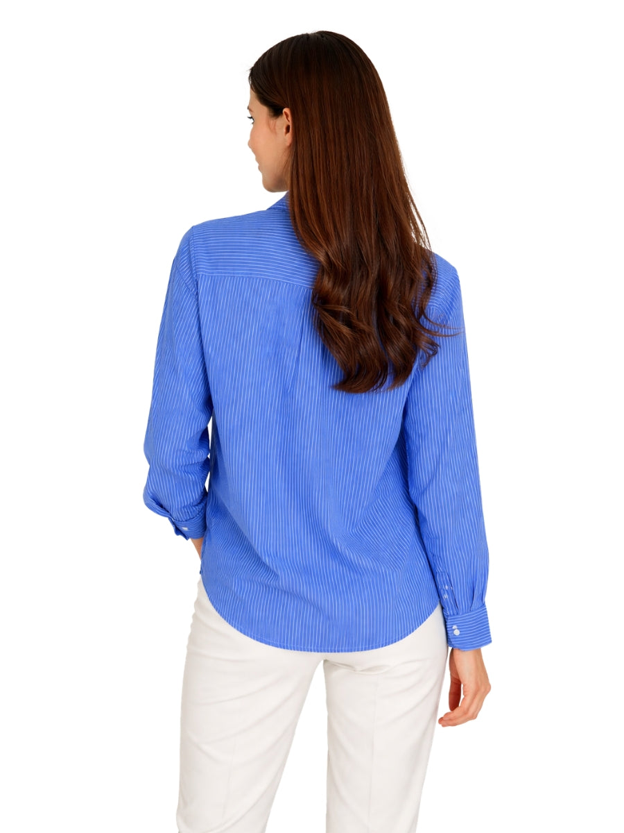 Blue Pinstripe Classic Shirt